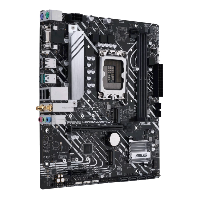 Asus | PRIME H610M-A WIFI D4 | Processor family Intel | Processor socket LGA1700 | DDR4 DIMM | Memory slots 2 | Supported hard disk drive interfaces SATA, M.2 | Number of SATA connectors 4 | Chipset Intel H610 | mATX