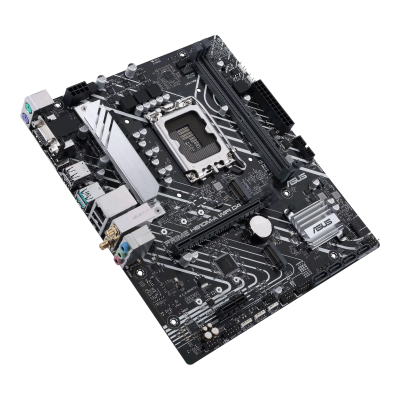 Asus | PRIME H610M-A WIFI D4 | Processor family Intel | Processor socket LGA1700 | DDR4 DIMM | Memory slots 2 | Supported hard disk drive interfaces SATA, M.2 | Number of SATA connectors 4 | Chipset Intel H610 | mATX
