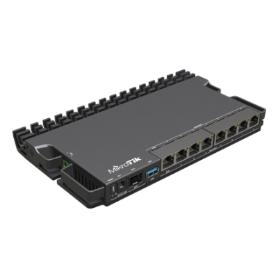 RouterBOARD | RB5009UPr+S+IN | No Wi-Fi | 10 / 100 / 1000 Mbit / s | Ethernet LAN (RJ-45) ports 7 | Mesh Support No | MU-MiMO No | No mobile broadband