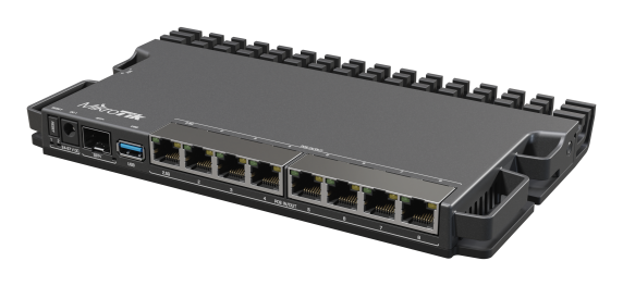 RouterBOARD | RB5009UPr+S+IN | No Wi-Fi | 10 / 100 / 1000 Mbit / s | Ethernet LAN (RJ-45) ports 7 | Mesh Support No | MU-MiMO No | No mobile broadband
