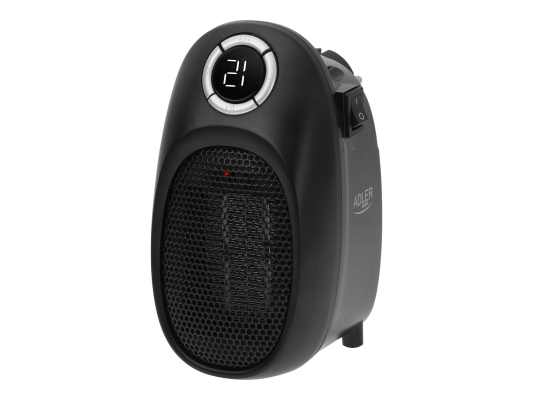 Adler | Thermofan - Easy Heater | AD 7726 | Ceramic | 400 W | Number of power levels 2 | Suitable for rooms up to 32 m² | Black