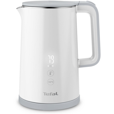 TEFAL | Kettle | Sense KO693110 | Electric | 1800 W | 1.5 L | Double layer | 360° rotational base | White