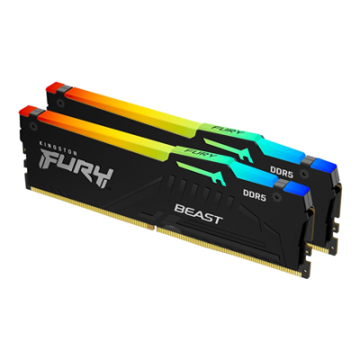 Kingston | Fury Beast RGB | 32 Kit (16GBx2) GB | DDR5 | 4800 MHz | PC / server | Registered No | ECC No