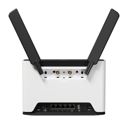 Chateau LTE18 ax | S53UG+5HaxD2HaxD-TC&EG18-EA | 802.11ax | 574 Mbit / s (2.4 GHz) / 1200 Mbit / s (5 GHz) Mbit / s | Ethernet LAN (RJ-45) ports 4 | 4G | 1