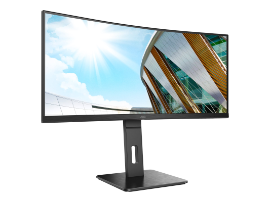 AOC | Curved Monitor | CU34P2C | 34 " | VA | WQHD | 21:9 | 100 Hz | 1 ms | 3440 x 1440 | 300 cd / m² | HDMI ports quantity 1 | Black | Warranty 36 month(s)