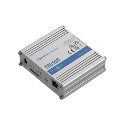Industrial 5G Gateway | TRB500 | No Wi-Fi | 10 / 100 / 1000 Mbps Mbit / s | Ethernet LAN (RJ-45) ports 1 | Mesh Support No | MU-MiMO Yes | Antenna type SMA for Mobile