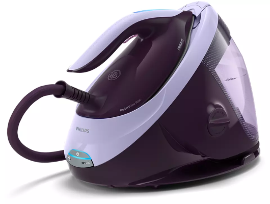 Philips | Ironing System | PSG7050 / 30 PerfectCare 7000 Series | 2100 W | 1.8 L | 8 bar | Auto power off | Vertical steam function | Calc-clean function | Purple