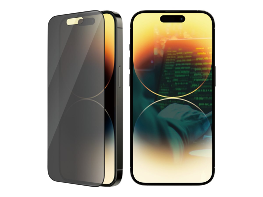 PanzerGlass | Screen protector | Apple | iPhone 14 Pro | Glass | Black | Ultra-Wide Fit; Easy installation; Privacy Filter; Fingerprint resistant | Privacy