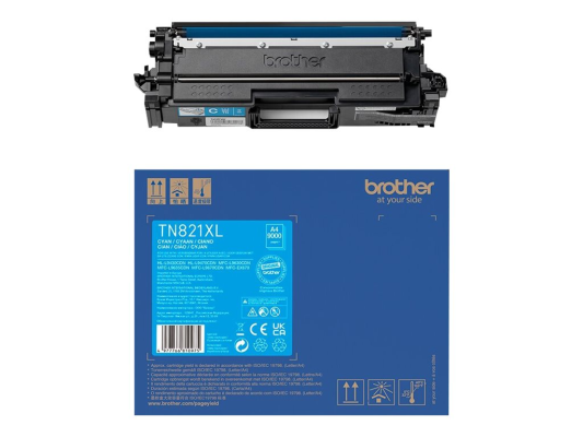 Brother TN-821XLC | Toner cartridge | Cyan
