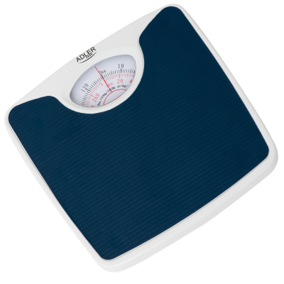 Adler | Mechanical bathroom scale | AD 8151b | Maximum weight (capacity) 130 kg | Accuracy 1000 g | Blue / White