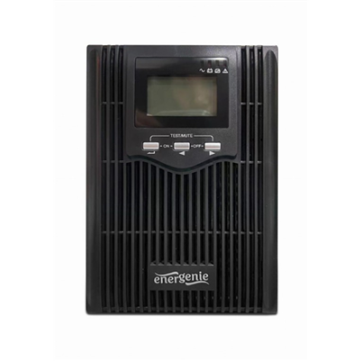 EnerGenie | Pure sine wave UPS with LCD display and USB, 2 x Schuko + 3 x C13 outputs | EG-UPS-PS2000-02 | 2000 VA | 1600 W