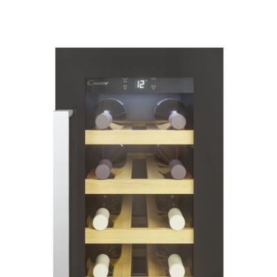 Candy | Wine Cooler | CCVB 30 / 1 | Energy efficiency class F | Built-in | Bottles capacity 20 | Black