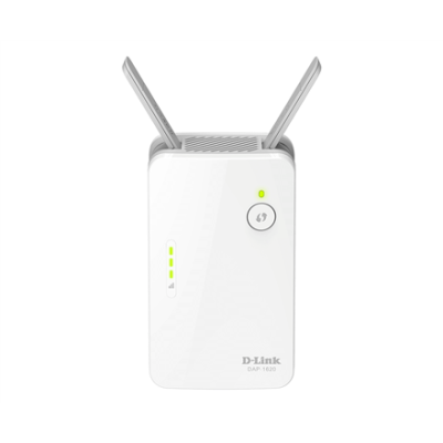 D-Link | AC1300 Wi-Fi Range Extender | DAP-1620 | 802.11ac | Mesh Support No | 400+867 Mbit / s | 10 / 100 / 1000 Mbit / s | Ethernet LAN (RJ-45) ports 1 | No mobile broadband | MU-MiMO No | Antenna type External