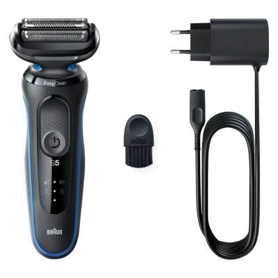 Braun | Shaver | 51-B1000s | Operating time (max) 50 min | Wet & Dry | Black / Blue
