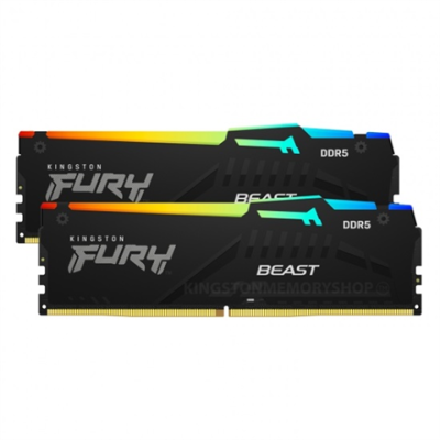 Kingston | Fury Beast RGB | 32 Kit (16GBx2) GB | DDR5 | 5600 MHz | PC / server | Registered No | ECC No