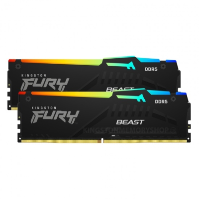 Kingston | Fury Beast RGB | 32 Kit (16GBx2) GB | DDR5 | 5600 MHz | PC / server | Registered No | ECC No