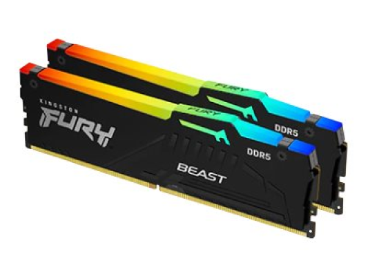 Kingston | Fury Beast RGB | 32 Kit (16GBx2) GB | DDR5 | 5600 MHz | PC / server | Registered No | ECC No
