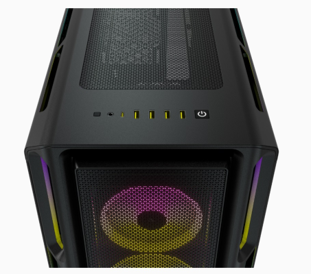 Corsair | Tempered Glass Smart Case | iCUE 5000T RGB | Side window | Black | Mid-Tower | Power supply included No | ATX