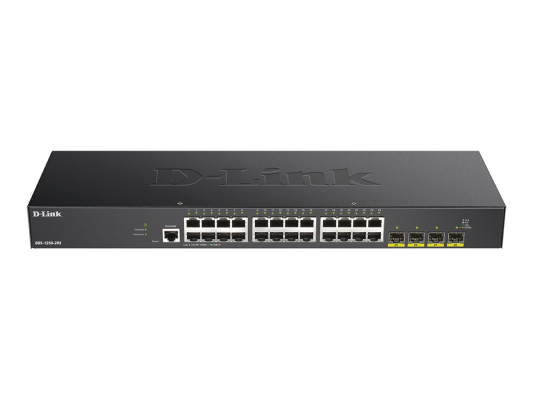D-Link | Stackable Smart Managed Switch with 10G Uplinks | DGS-1250-28X / E | Web managed | Rackmountable | Gigabit Ethernet (copper) ports quantity 24