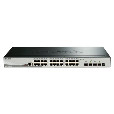 D-Link | Stackable Smart Managed Switch with 10G Uplinks | DGS-1510-28X / E | Managed L2 | Rackmountable | Gigabit Ethernet (copper) ports quantity 24