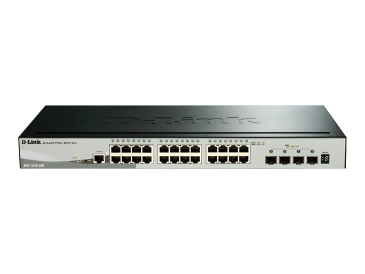 D-Link | Stackable Smart Managed Switch with 10G Uplinks | DGS-1510-28X / E | Managed L2 | Rackmountable | Gigabit Ethernet (copper) ports quantity 24