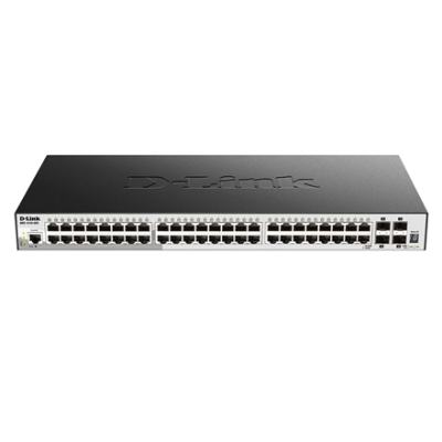 D-Link | Stackable Smart Managed Switch with 10G Uplinks | DGS-1510-52X / E | Managed L2 | Rackmountable | Gigabit Ethernet (copper) ports quantity 48