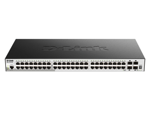 D-Link | Stackable Smart Managed Switch with 10G Uplinks | DGS-1510-52X / E | Managed L2 | Rackmountable | Gigabit Ethernet (copper) ports quantity 48