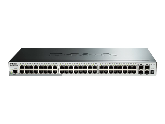 D-Link | Stackable Smart Managed Switch with 10G Uplinks | DGS-1510-52X / E | Managed L2 | Rackmountable | Gigabit Ethernet (copper) ports quantity 48