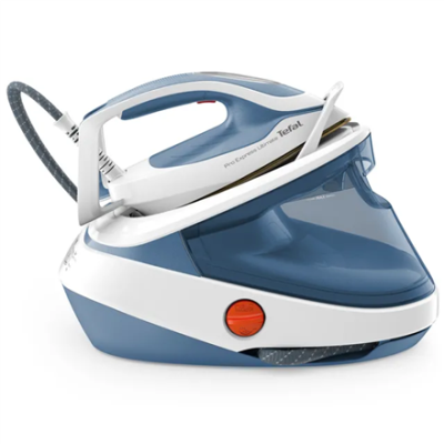 TEFAL | Steam Station Pro Express | GV9710E0 | 3000 W | 1.2 L | 7.6 bar | Auto power off | Vertical steam function | Calc-clean function | White / Blue