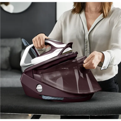 TEFAL | Steam Station Pro Express | GV9721E0 | 3000 W | 1.2 L | 7.9 bar | Auto power off | Vertical steam function | Calc-clean function | Burgundy