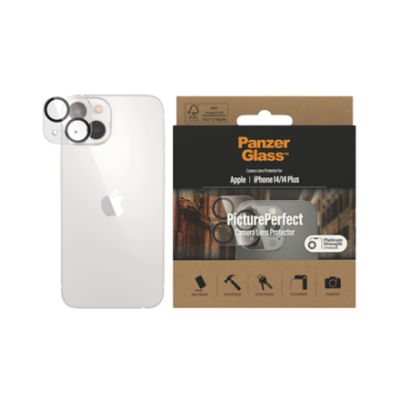 PanzerGlass | Camera Lens Protection | PicturePerfect | Apple | iPhone 14 / 14 Plus | Glass | Transparent