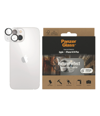 PanzerGlass | Camera Lens Protection | PicturePerfect | Apple | iPhone 14 / 14 Plus | Glass | Transparent