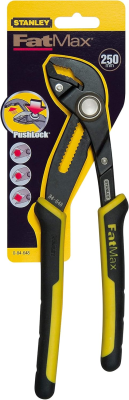 Stanley Fatmax 250mm Push Button Multigrip Pliers | 0-84-648
