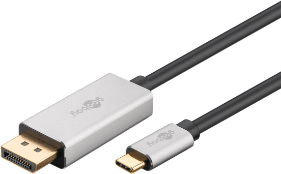 Goobay | USB-C to DisplayPort Adapter Cable | 60176 | Type-C | DisplayPort | USB-C to DisplayPort | 2 m