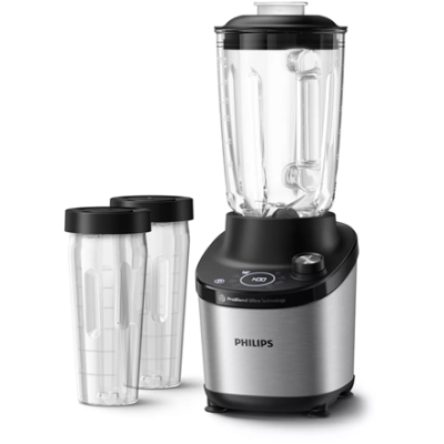 Philips | High Speed Blender | HR3760 / 10 7000 Series | Tabletop | 1500 W | Jar material Glass | Jar capacity 2 L | Ice crushing | Metal / Black