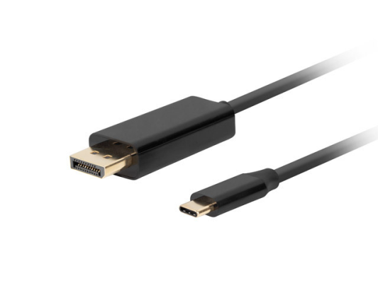 Lanberg | USB-C to DisplayPort Cable | CA-CMDP-10CU-0010-BK | 1 m