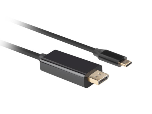 Lanberg | USB-C to DisplayPort Cable | CA-CMDP-10CU-0018-BK | Black | 1.8 m