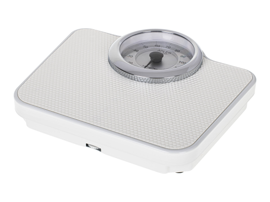 Adler | Mechanical Bathroom Scale | AD 8180 | Maximum weight (capacity) 136 kg | Accuracy 1000 g | White