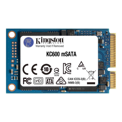 Kingston | KC600 | 1000 GB | Solid-state drive interface mSATA | Read speed 550 MB / s | Write speed 520 MB / s