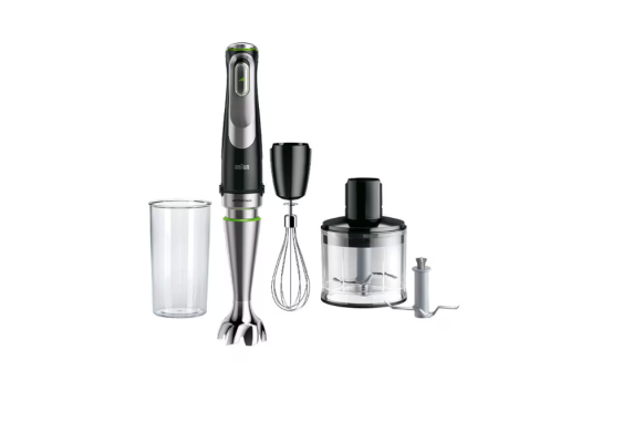 Braun | Hand Blender | MQ9135XI MultiQuick 9 | Hand Blender | 1200 W | Number of speeds 3 | Black / Stainless Steel