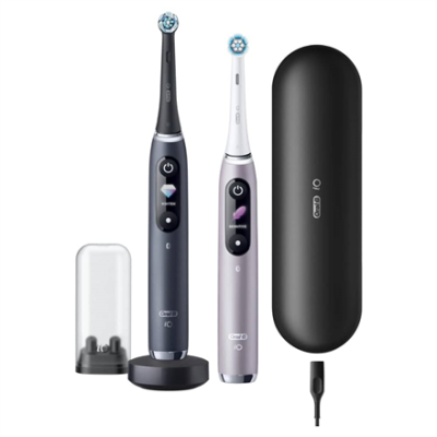 Oral-B | Electric Toothbrush | iO 9 Series Duo | Rechargeable | For adults | Number of brush heads included 2 | Number of teeth brushing modes 7 | Black Onyx / Rose