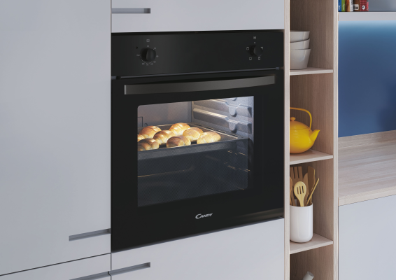 Candy | Oven | FIDC N100 | 70 L | Multifunctional | Manual | Mechanical control | Convection | Height 59.5 cm | Width 59.5 cm | Black