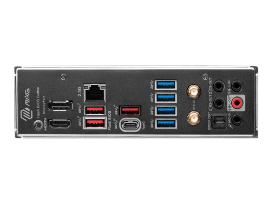 MSI | MAG B650M MORTAR WIFI | Processor family AMD | Processor socket AM5 | DDR5 DIMM | Memory slots 4 | Supported hard disk drive interfaces SATA, M.2 | Number of SATA connectors 6 | Chipset AMD B650 | mATX