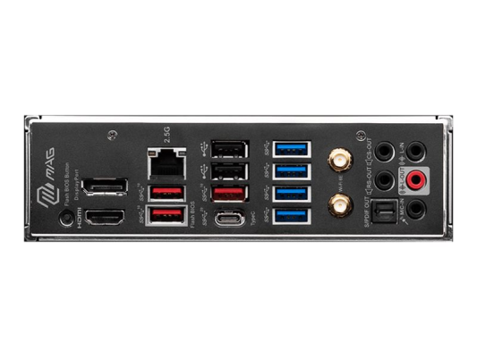 MSI | MAG B650 TOMAHAWK WIFI | Processor family AMD | Processor socket AM5 | DDR5 DIMM | Memory slots 4 | Supported hard disk drive interfaces SATA, M.2 | Number of SATA connectors 6 | Chipset AMD B650 | ATX