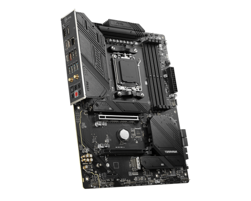 MSI | MAG B650 TOMAHAWK WIFI | Processor family AMD | Processor socket AM5 | DDR5 DIMM | Memory slots 4 | Supported hard disk drive interfaces SATA, M.2 | Number of SATA connectors 6 | Chipset AMD B650 | ATX