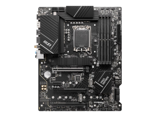 MSI | PRO Z790-P WIFI | Processor family Intel | Processor socket LGA1700 | DDR5 DIMM | Memory slots 4 | Supported hard disk drive interfaces SATA, M.2 | Number of SATA connectors 6 | Chipset Intel Z790 | ATX