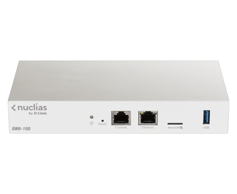 D-Link | Nuclias Connect Hub | DNH-100 | 802.11ac | Mesh Support No | 10 / 100 / 1000 Mbit / s | Ethernet LAN (RJ-45) ports 1 | No mobile broadband | MU-MiMO No | no PoE