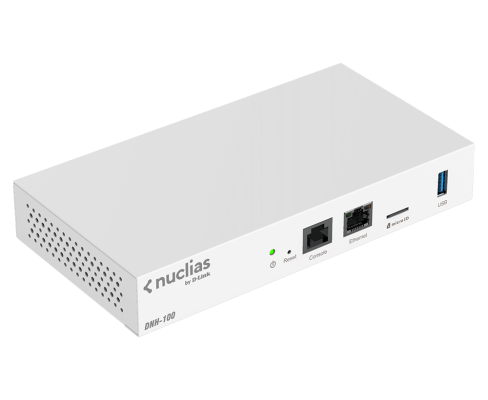D-Link | Nuclias Connect Hub | DNH-100 | 802.11ac | Mesh Support No | 10 / 100 / 1000 Mbit / s | Ethernet LAN (RJ-45) ports 1 | No mobile broadband | MU-MiMO No | no PoE