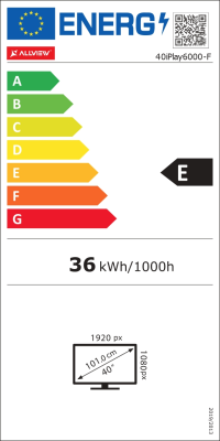 Allview | 40iPlay6000-F / 1 | 40" (101 cm) | Smart TV | VIDAA | FHD | Black