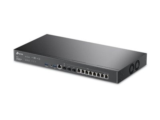 Omada VPN Router with 10G Ports | ER8411 | 10 / 100 / 1000 Mbit / s | Ethernet LAN (RJ-45) ports 8 | Mesh Support No | MU-MiMO No | 4G